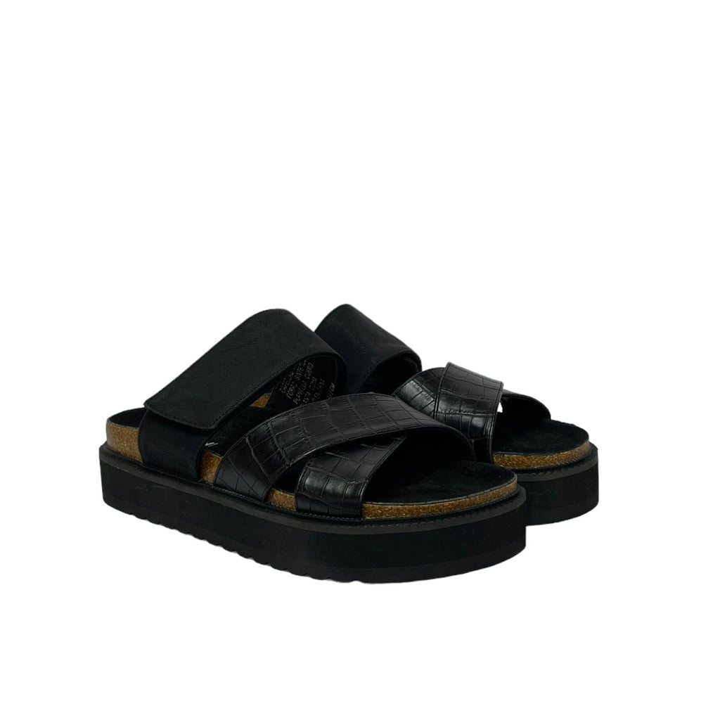 Sandalia Mujer Negro Copa Detogni
