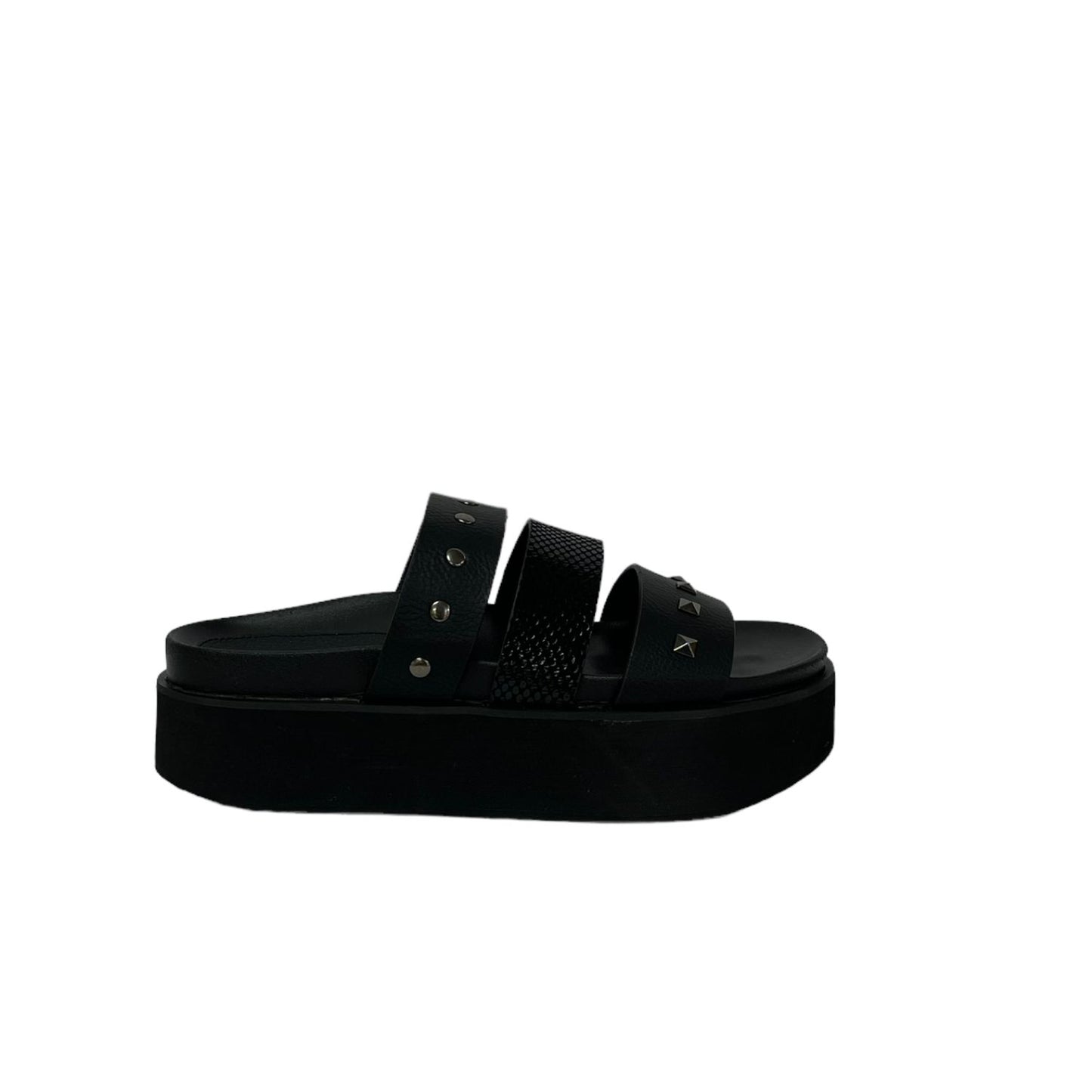 Sandalia Negro Mujer Mundaka Detogni