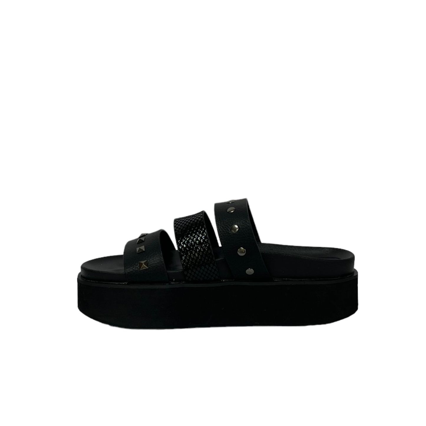 Sandalia Negro Mujer Mundaka Detogni