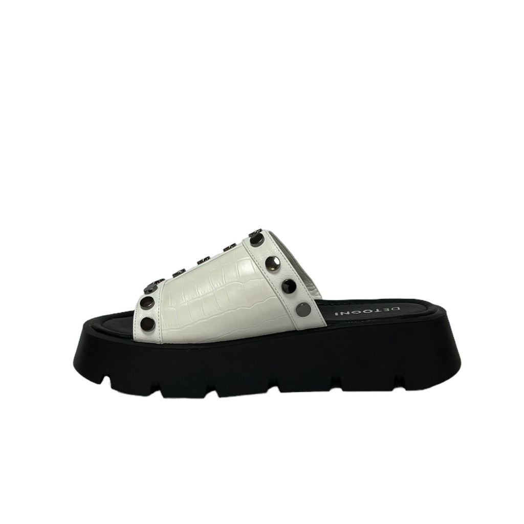 Sandalia Mujer Blanco Marina Detogni