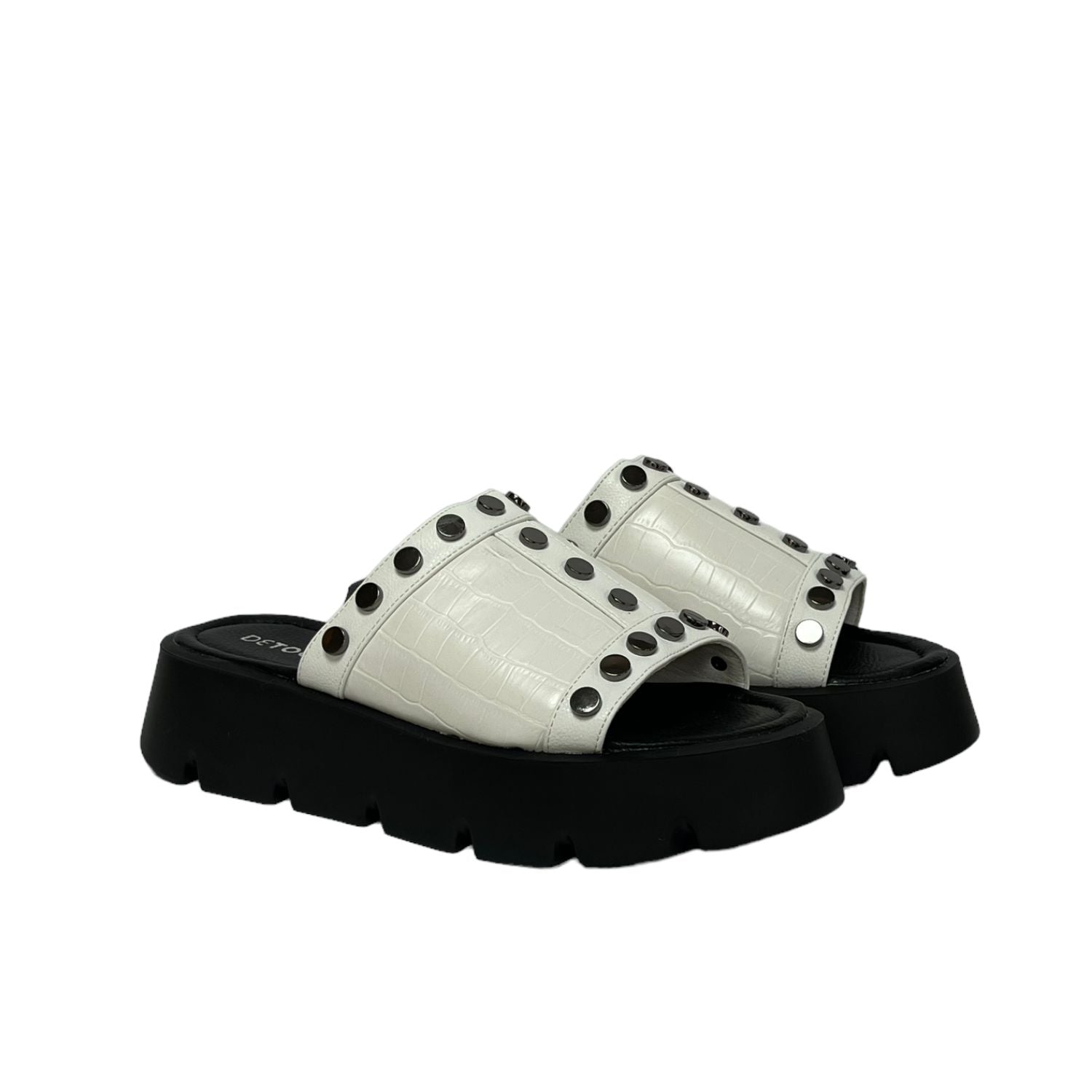 Sandalia Mujer Blanco Marina Detogni