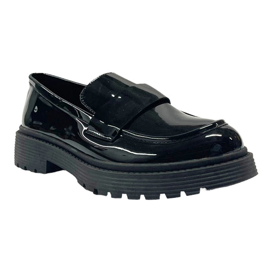 Mocasin Mujer Negro Roxana Detogni