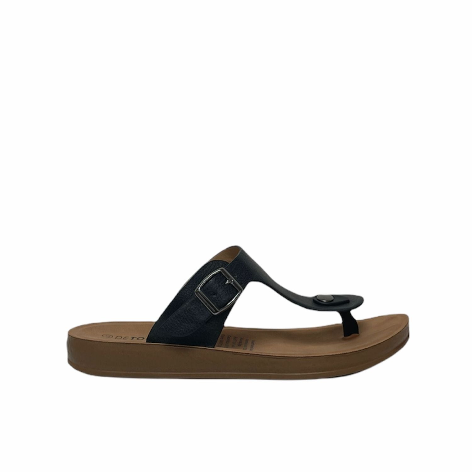 Sandalia Mujer Negro Osiris Detogni