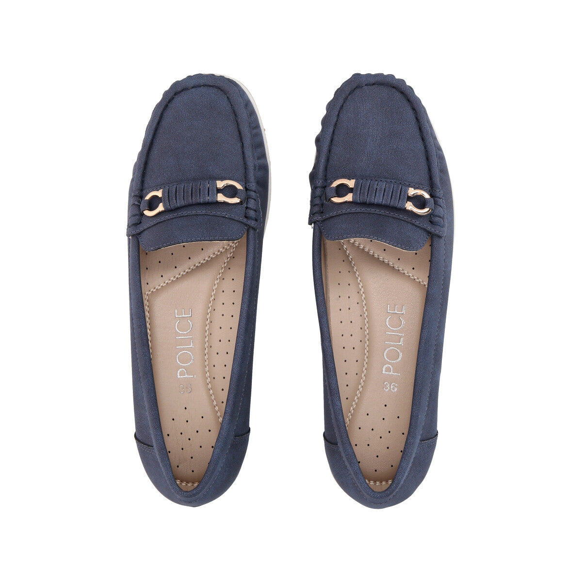 Mocasín Mujer Azul Lali Police