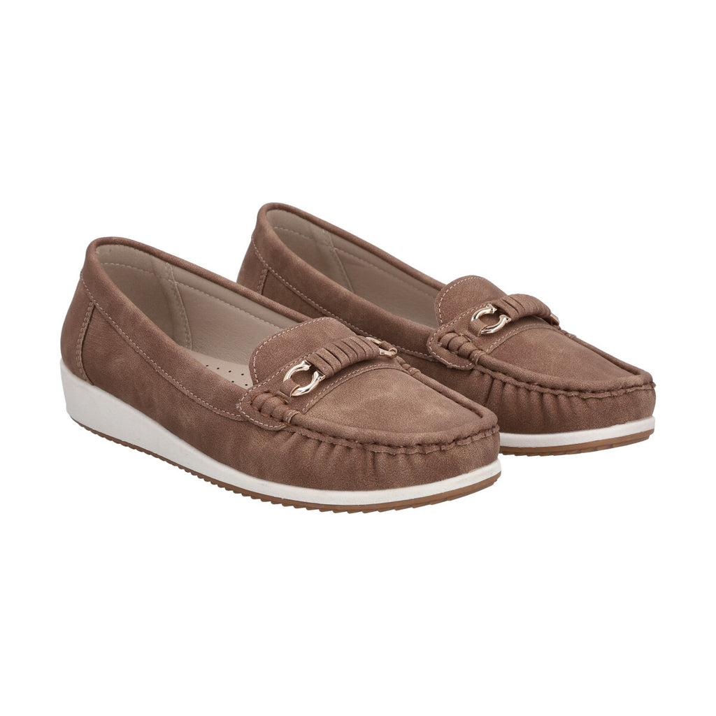 Mocasín Mujer Camel Lali Police