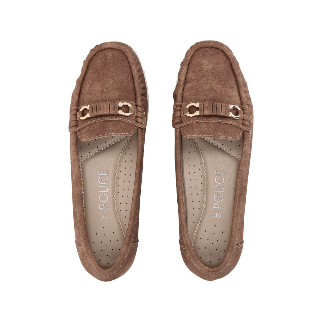 Mocasín Mujer Camel Lali Police