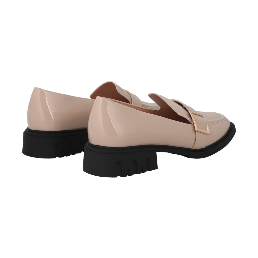 Mocasin Mujer Beige Comfy Police