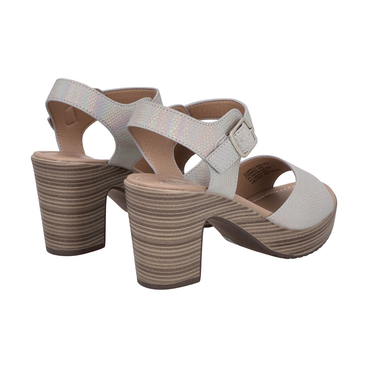 Sandalia Mujer Beige Trini 032  Police