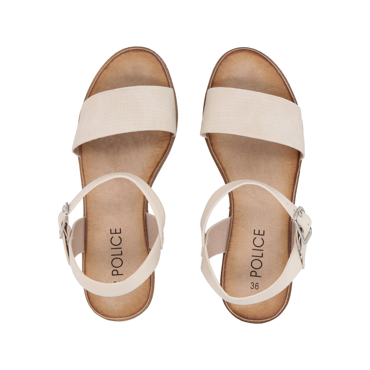 Sandalia Mujer  Beige Trixie  Police