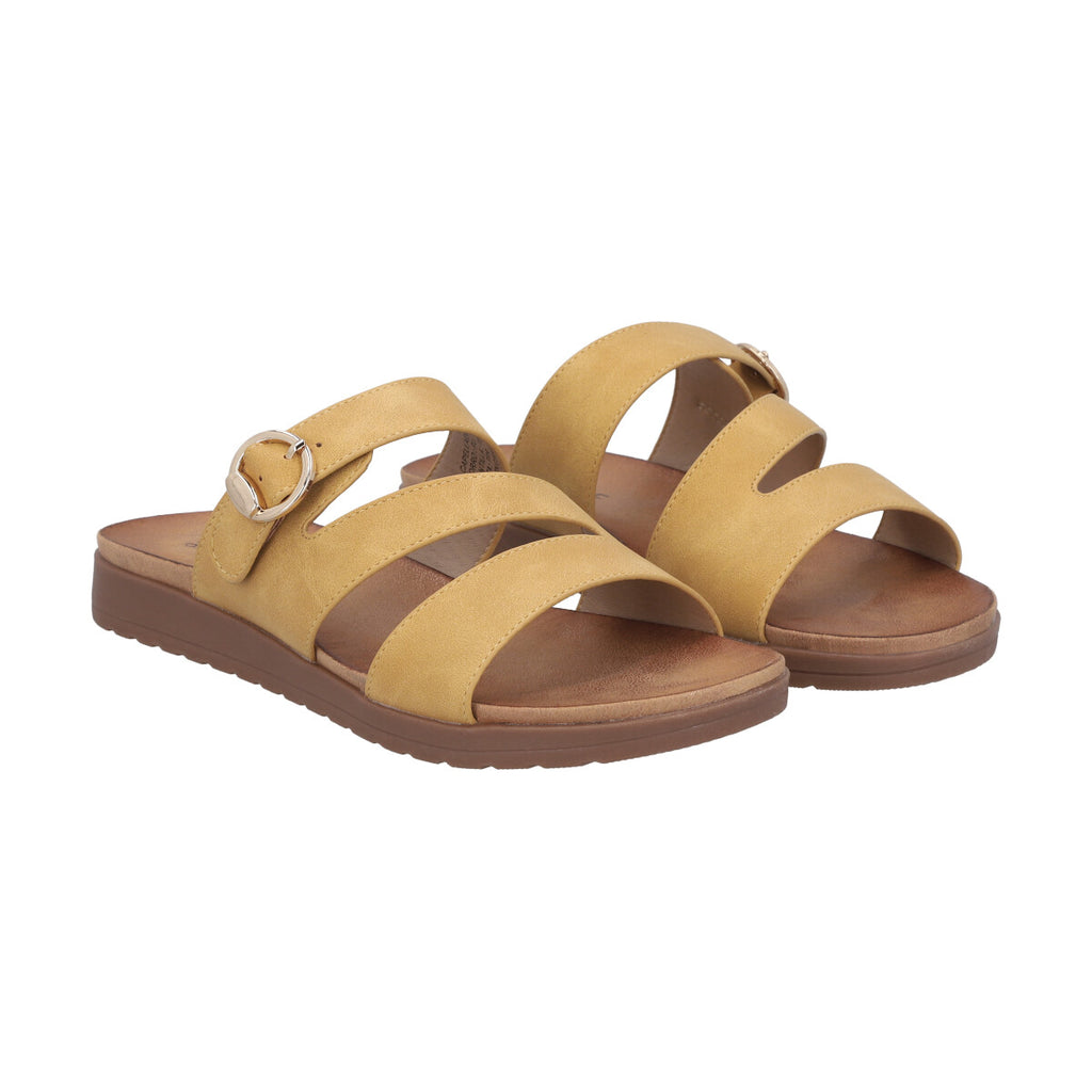 Sandalia Mujer Mostaza Mika Police