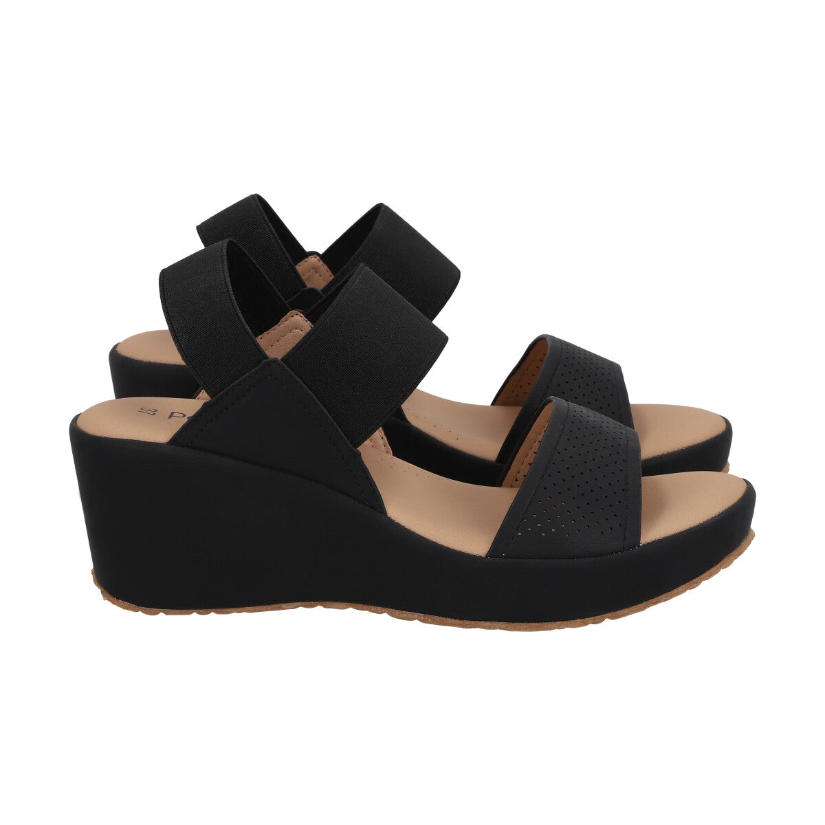 Sandalia Mujer Negro Plataforma Sydney Police