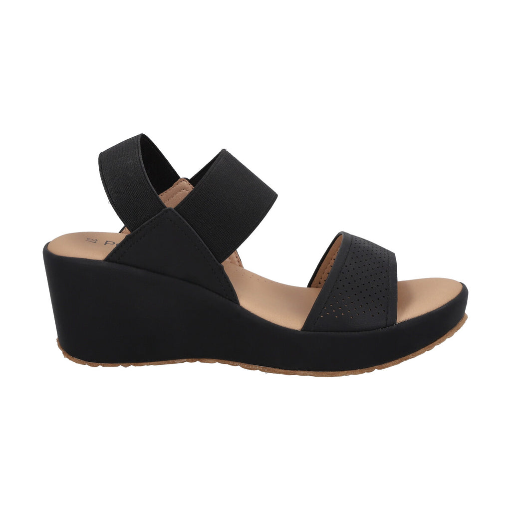 Sandalia Mujer Negro Plataforma Sydney Police