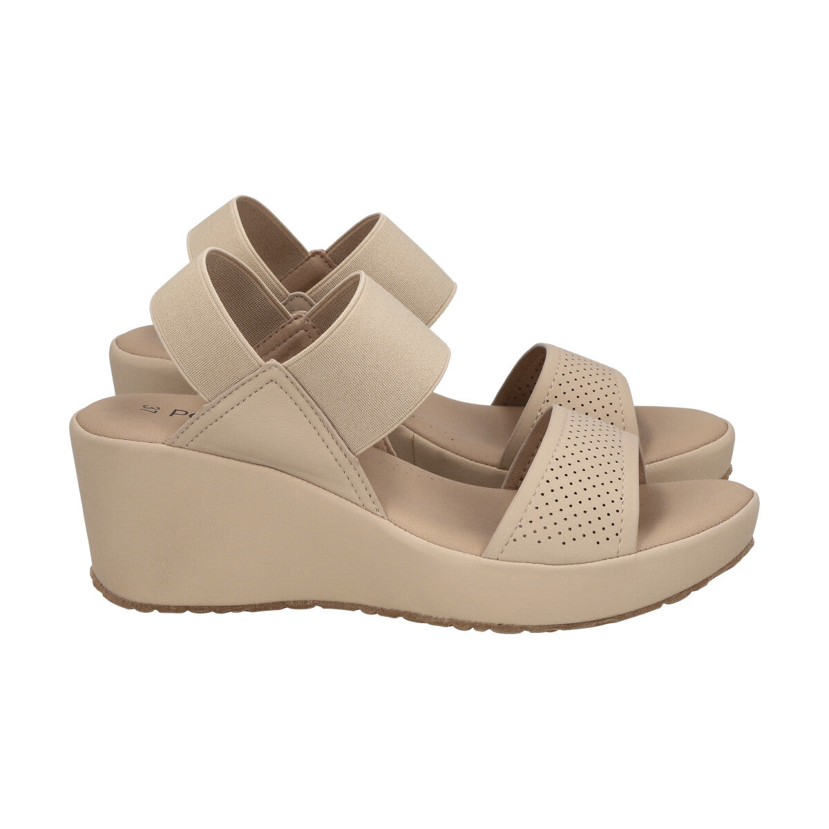 Sandalia Mujer Beige Plataforma Sydney Police