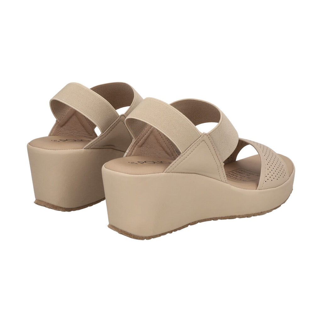 Sandalia Mujer Beige Plataforma Sydney Police
