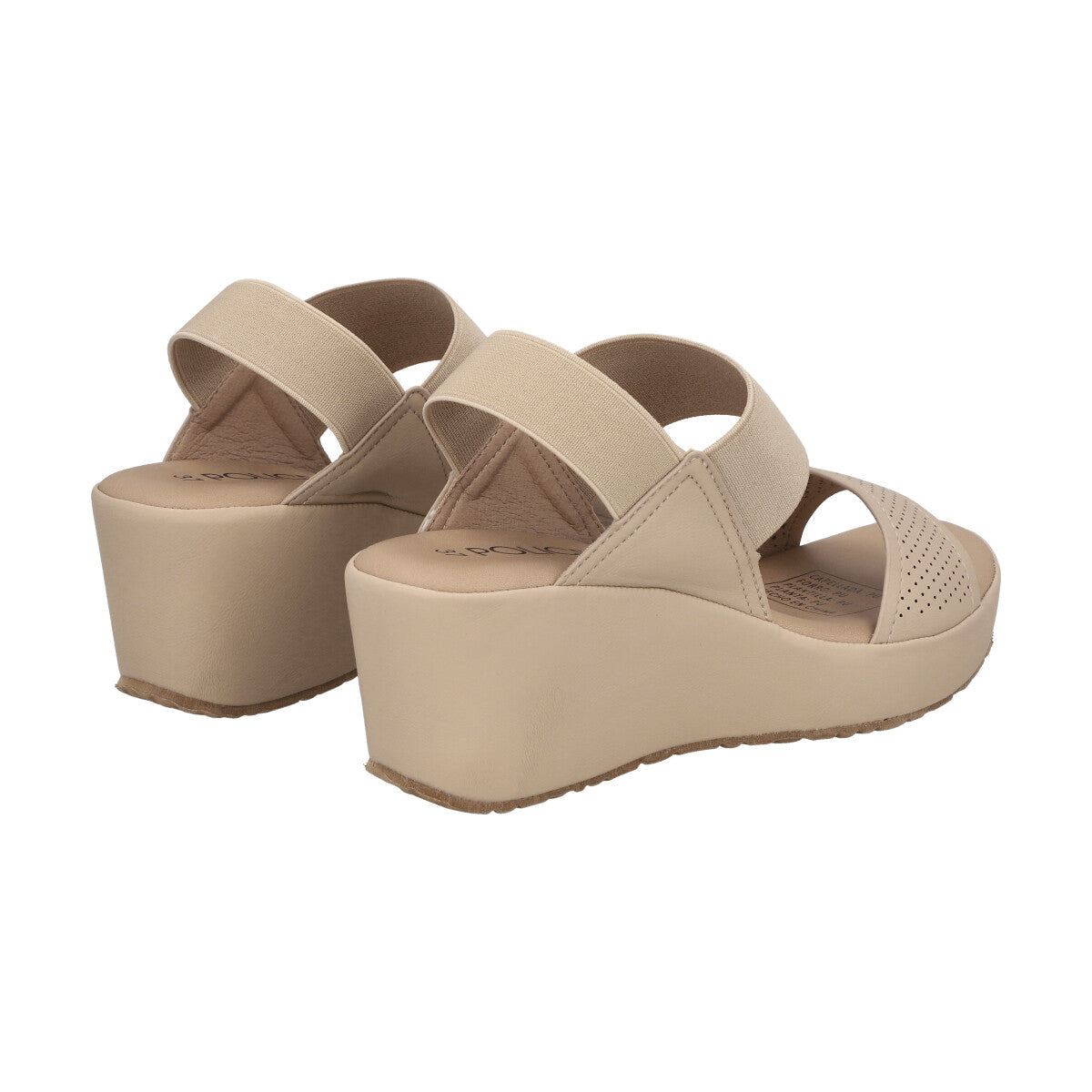 Sandalia Mujer Beige Plataforma Sydney Police