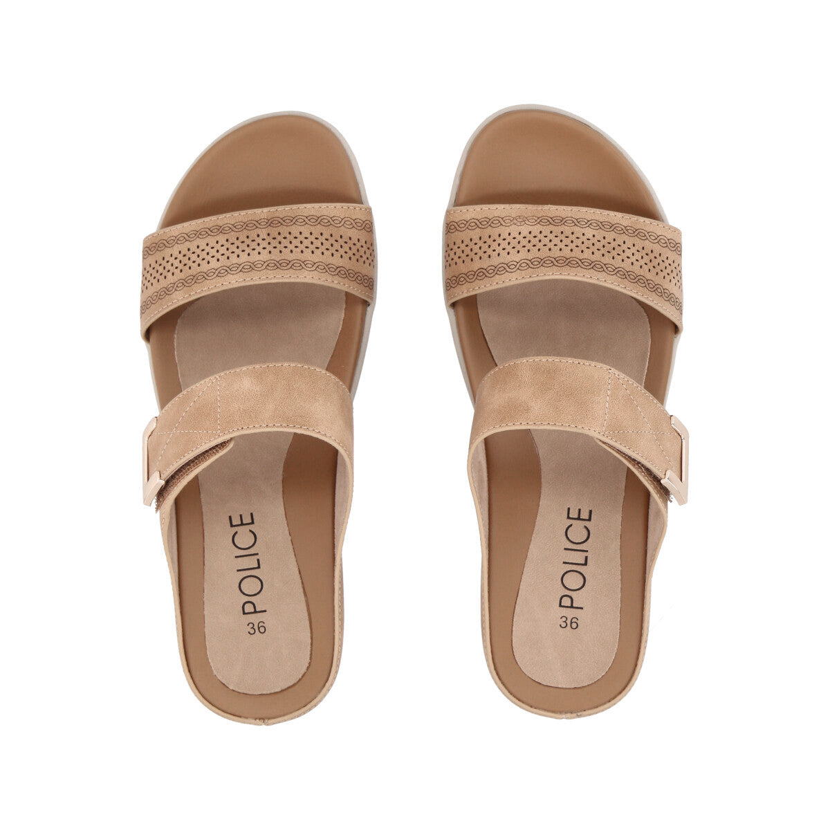 Sandalia Mujer Camel Sofi  Police