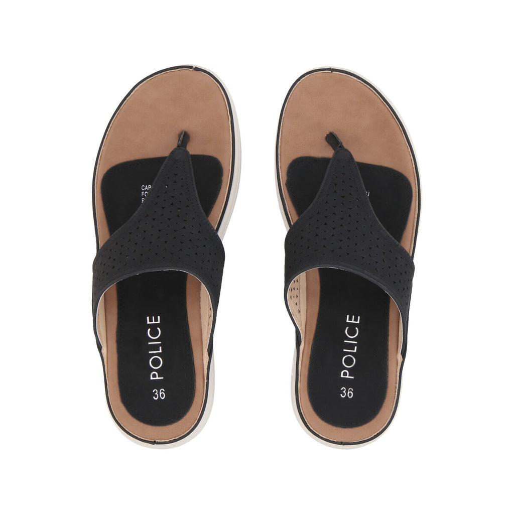 Sandalia Mujer Negro Jose Police
