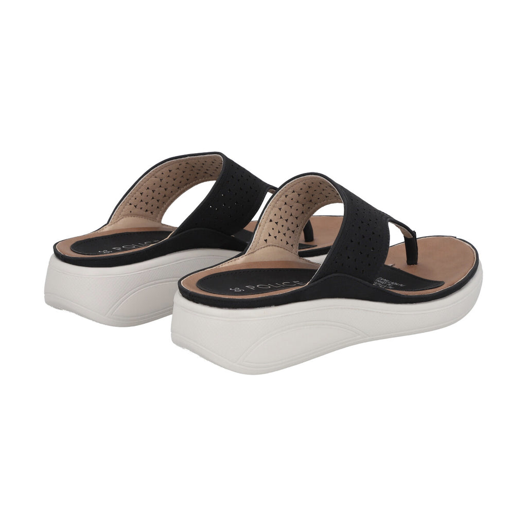 Sandalia Mujer Negro Jose Police