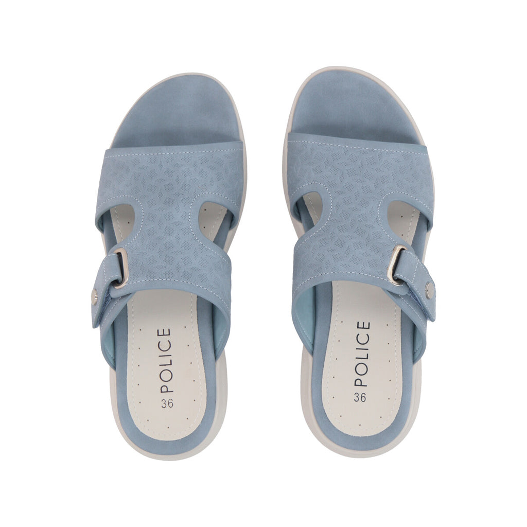 Sandalia Mujer Azul Plataforma Alexa Police