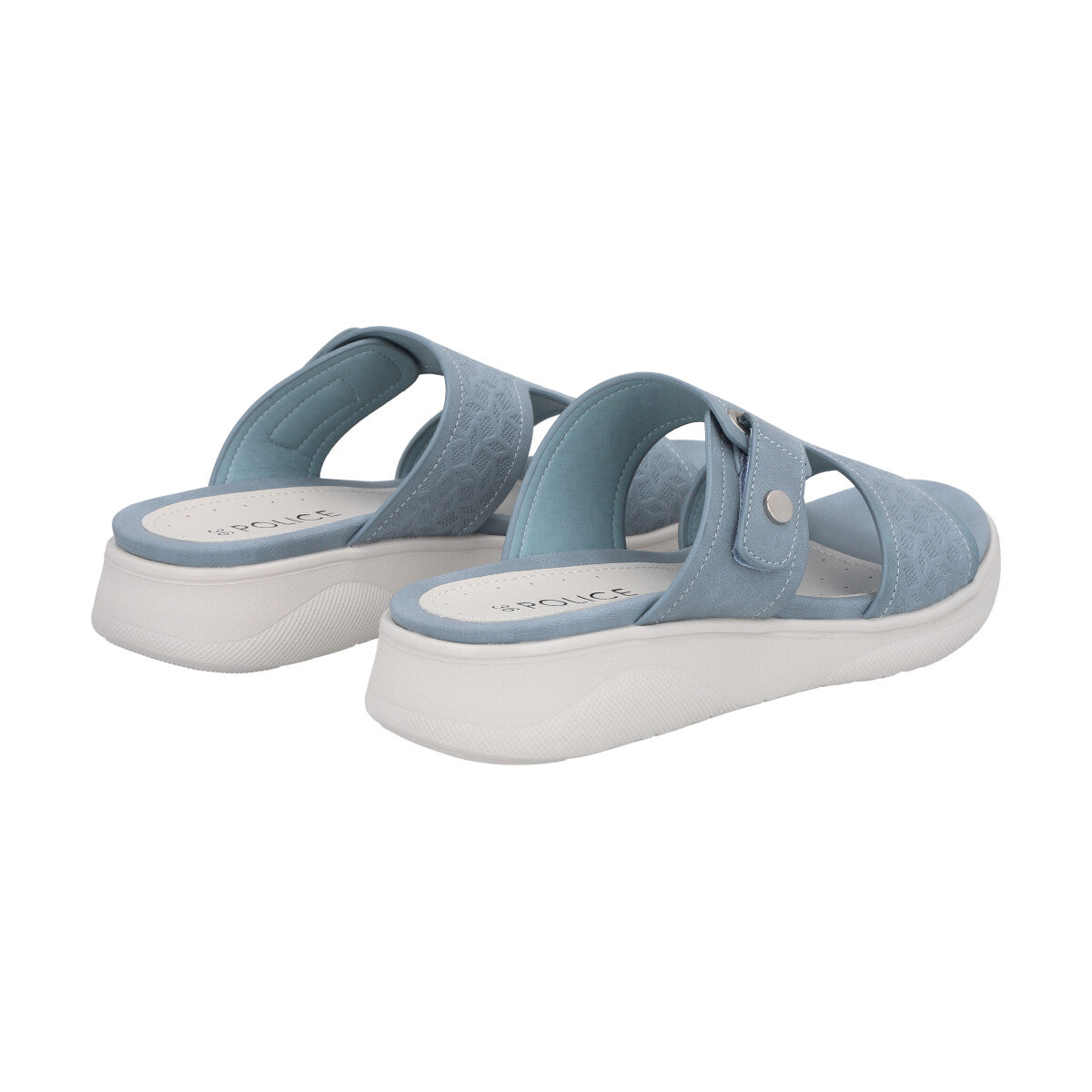 Sandalia Mujer Azul Plataforma Alexa Police