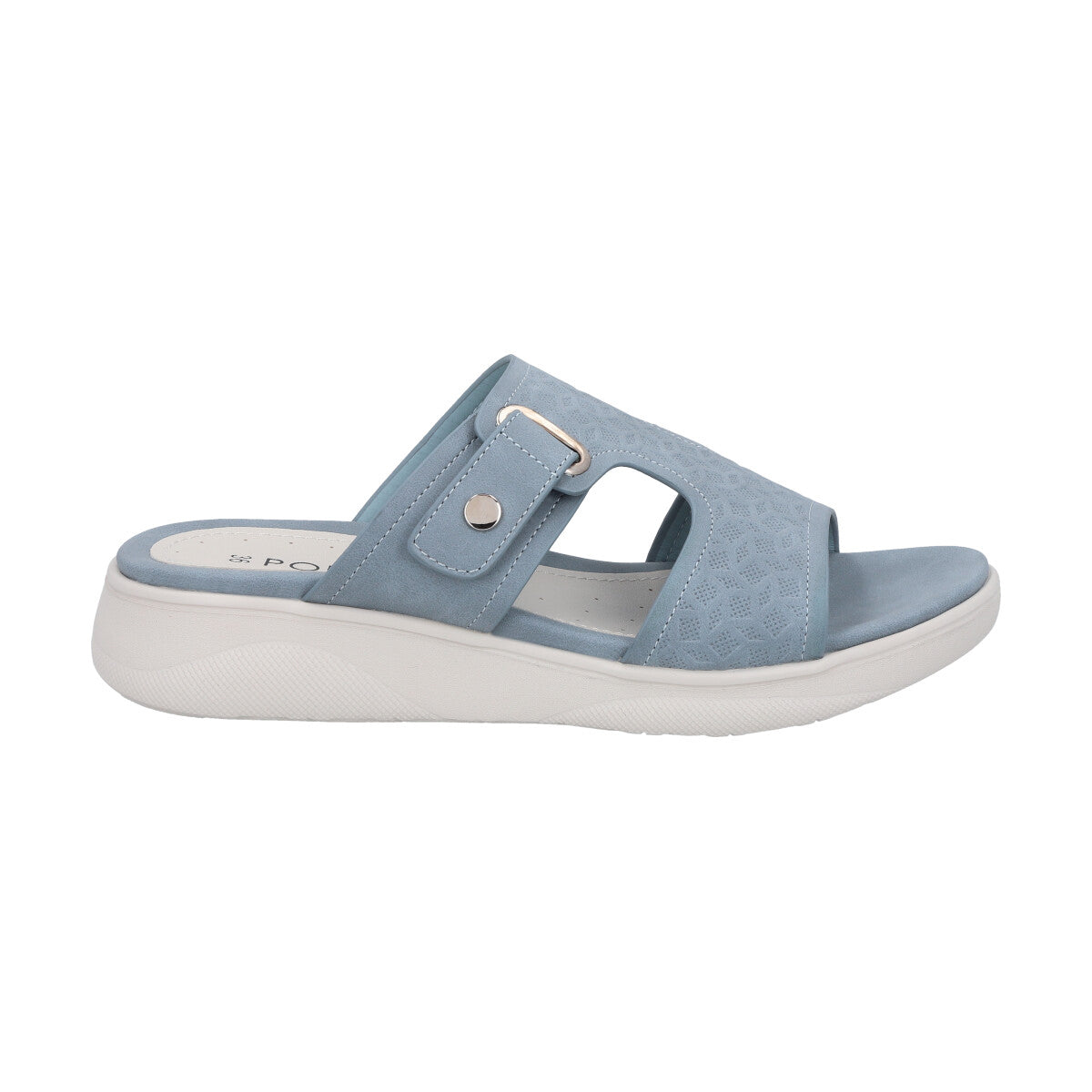 Sandalia Mujer Azul Plataforma Alexa Police