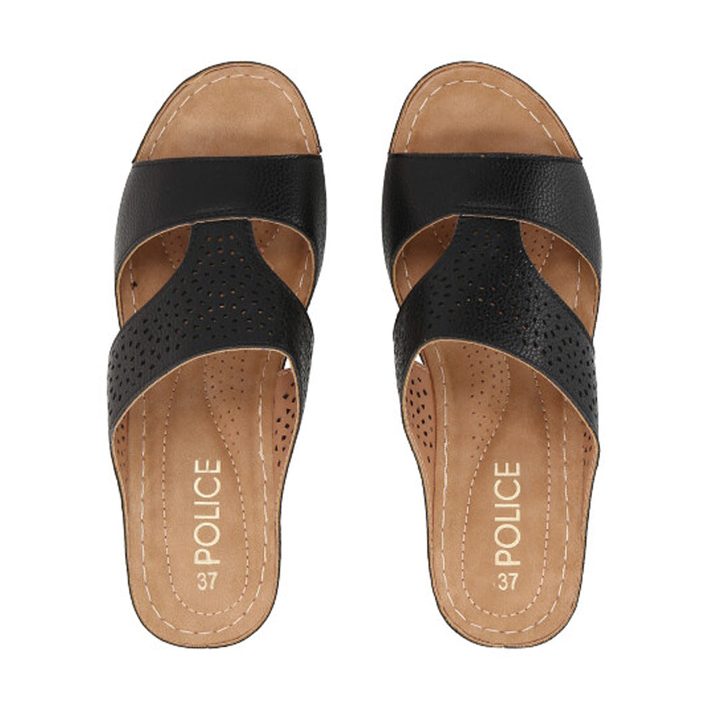 Sandalia Mujer Negro Nala Police