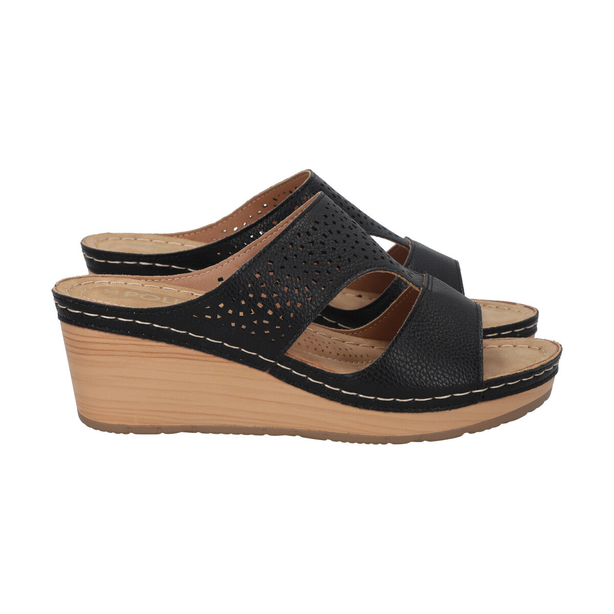 Sandalia Mujer Negro Nala Police