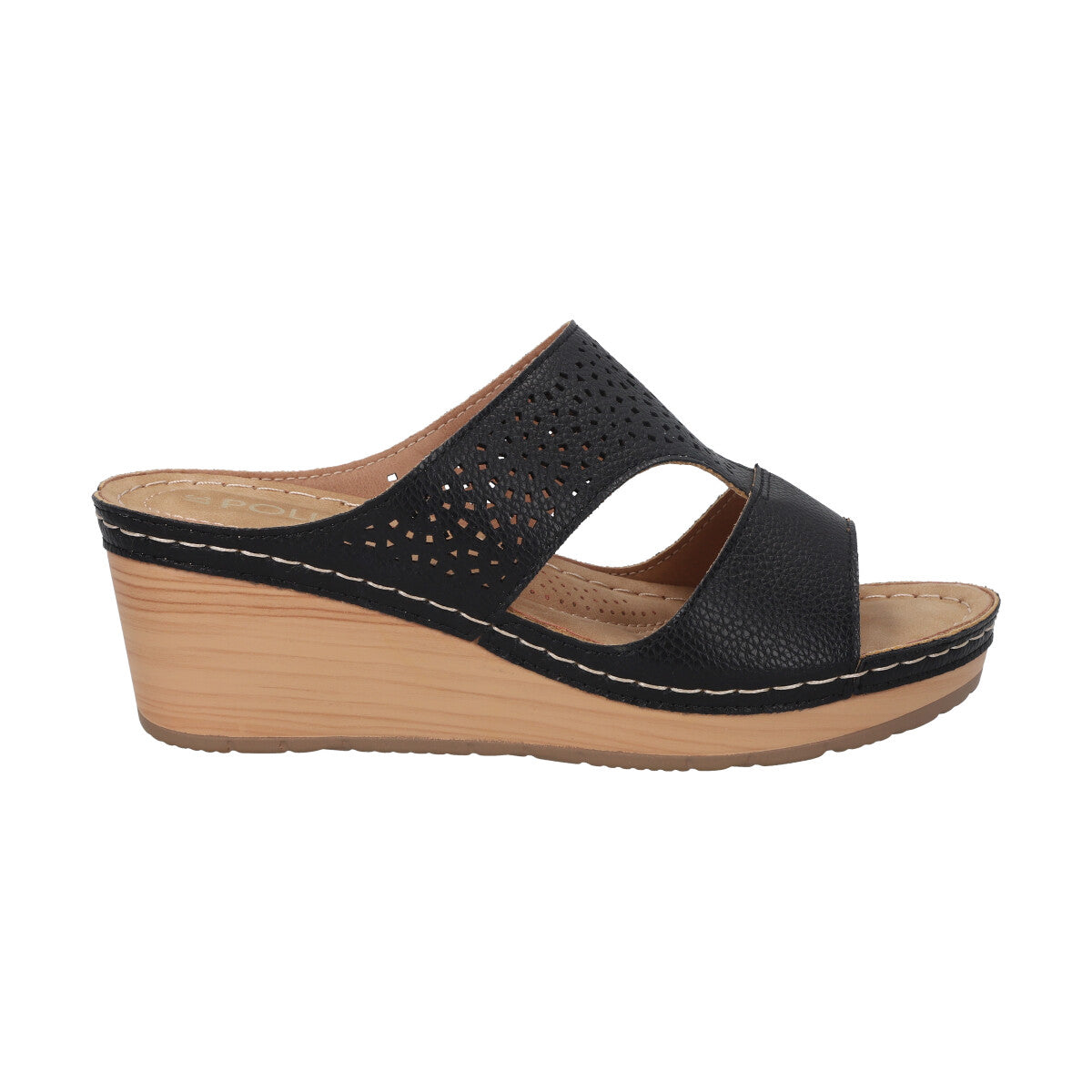 Sandalia Mujer Negro Nala Police