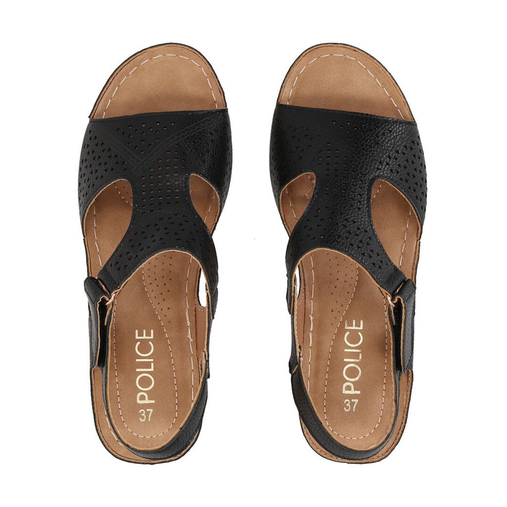 Sandalia Mujer Negro Kylie Police