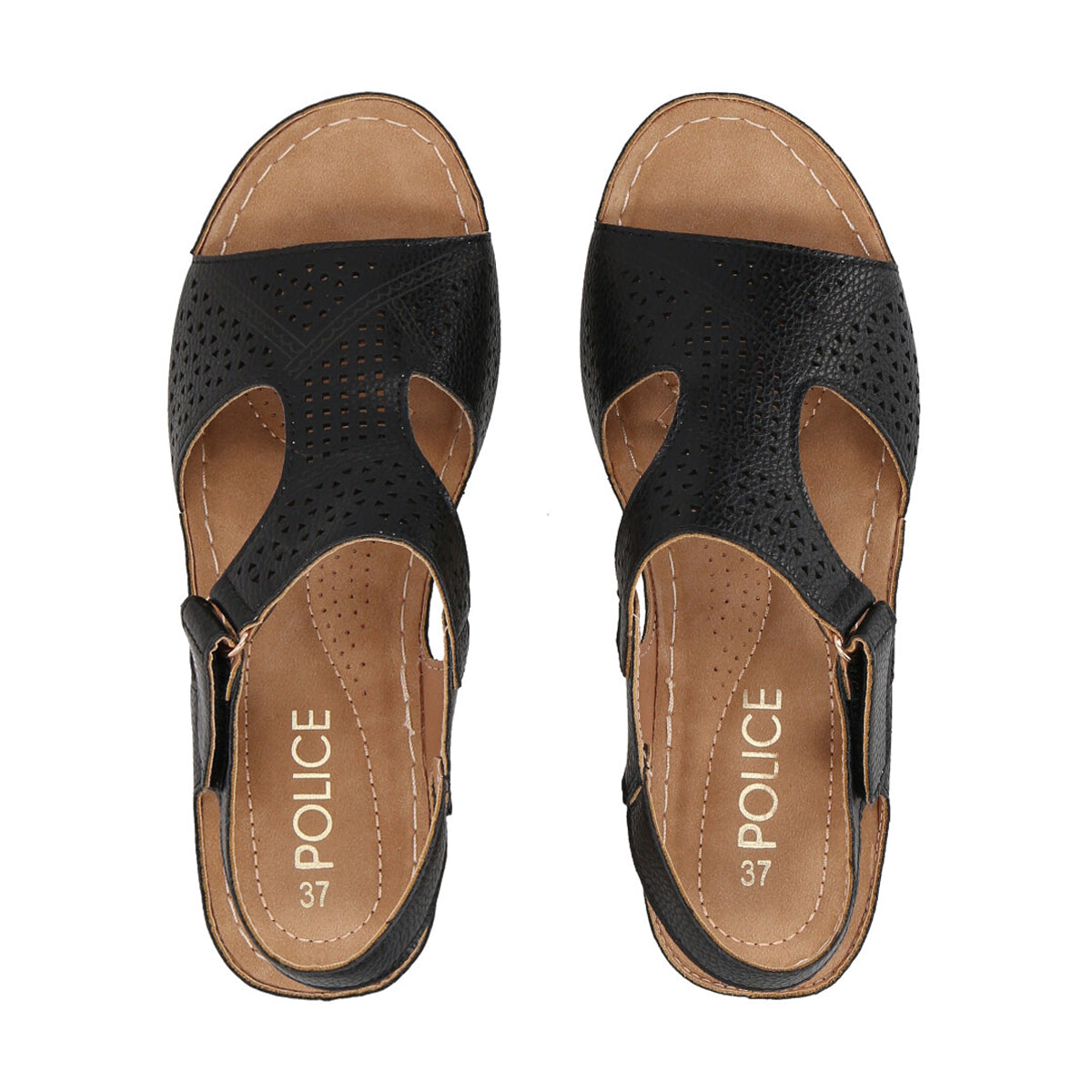 Sandalia Mujer Negro Kylie Police