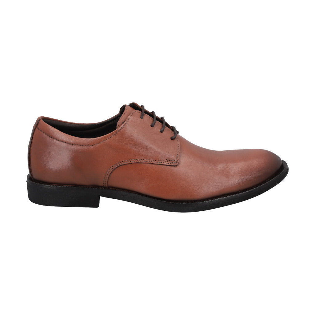 Zapato Formal Hombre Cuero Marron Perlatto