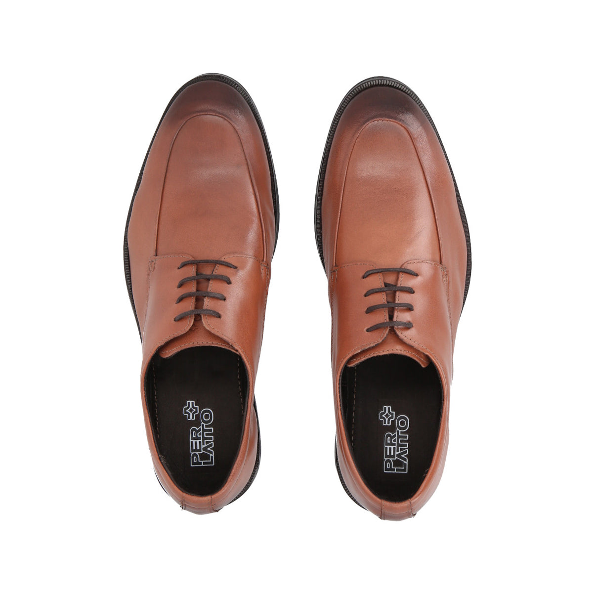 Zapato Formal Hombre Cuero Café 513 Perlatto