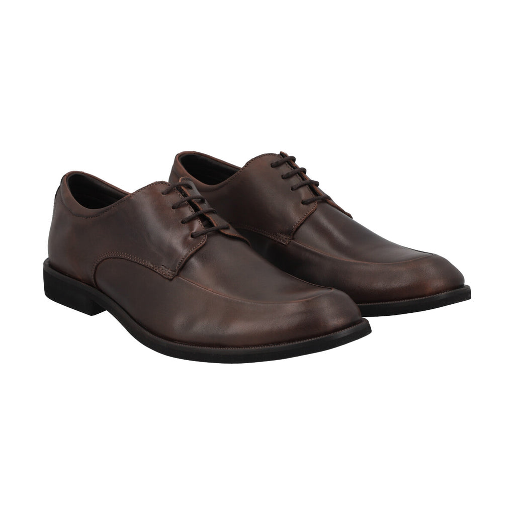 Zapato Formal Hombre Cuero Café 514  Perlatto