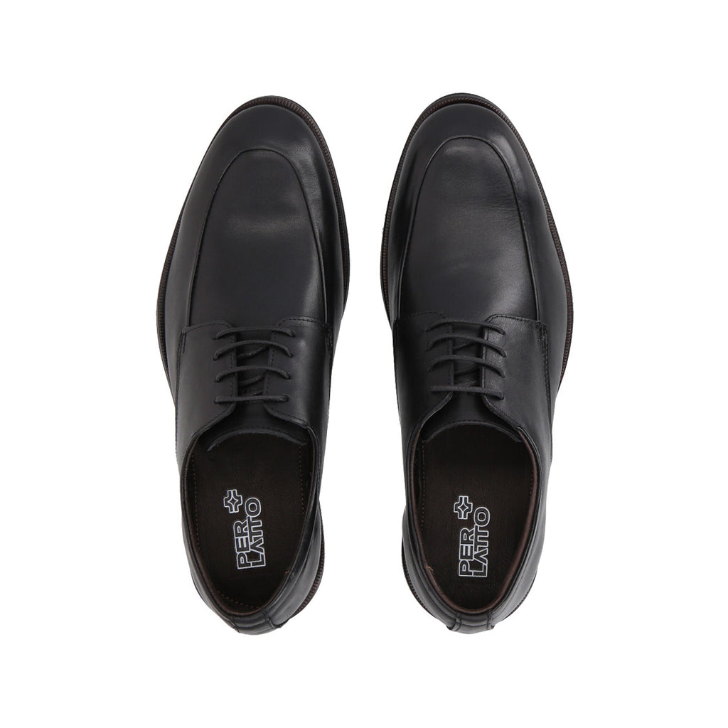 Zapato Formal Hombre Cuero Negro Perlatto