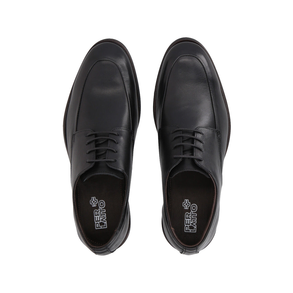 Zapato Formal Hombre Cuero Negro Perlatto