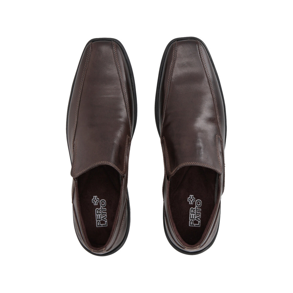 Zapato Formal Hombre Cuero Café Perlatto