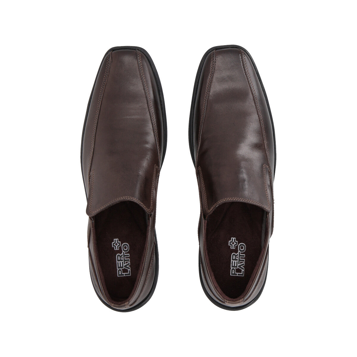 Zapato Formal Hombre Cuero Café Perlatto