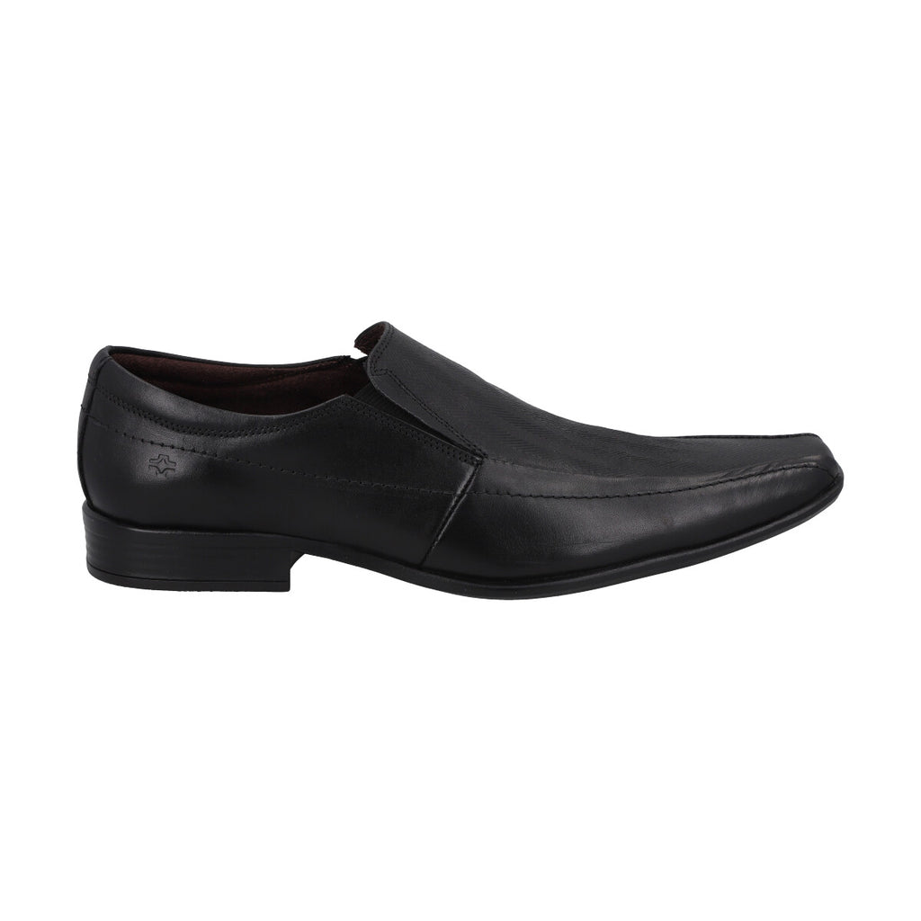 Zapato  Hombre Cuero Negro Perlatto