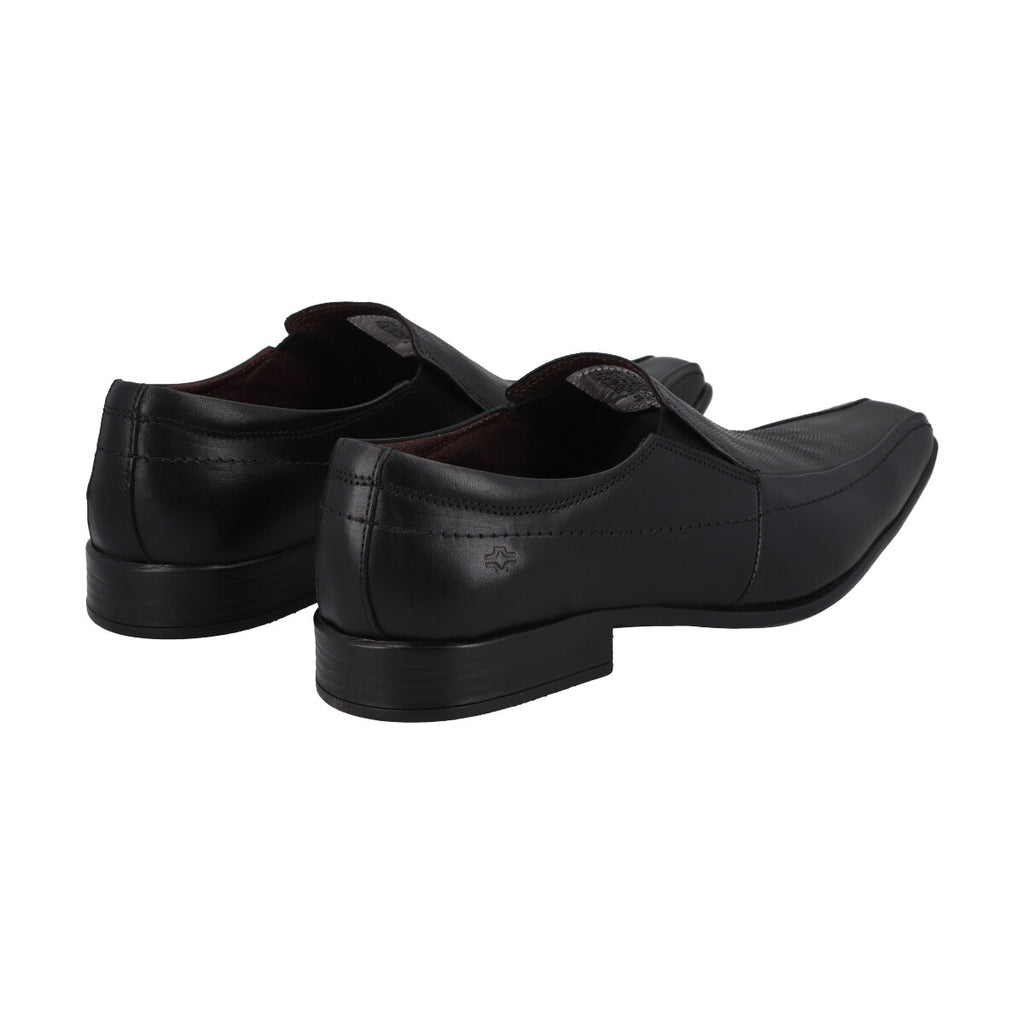 Zapato  Hombre Cuero Negro Perlatto