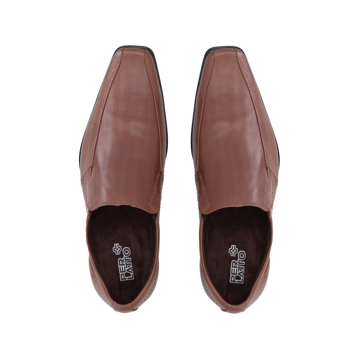 Zapato Formal Hombre Cuero 540 Marrón Perlatto