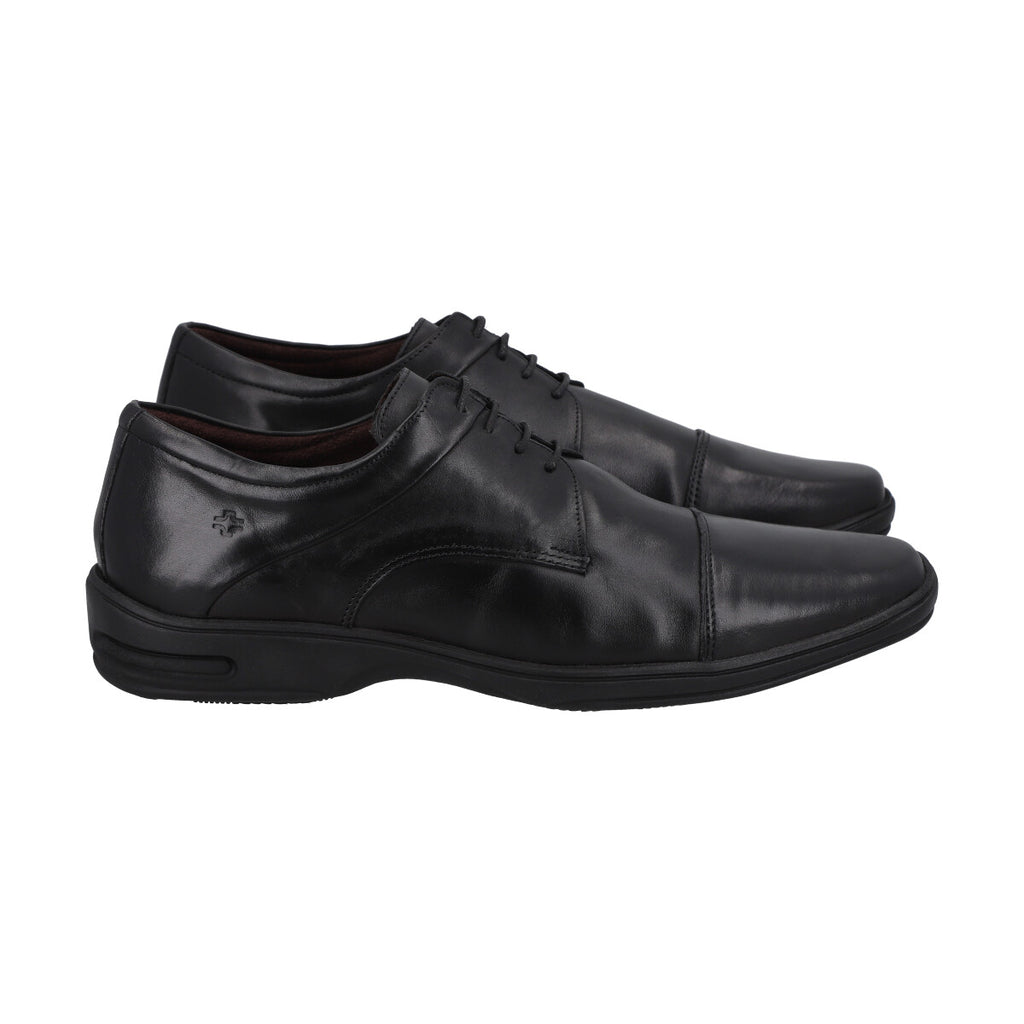 Zapato Formal Hombre Cuero Negro 514  Perlatto