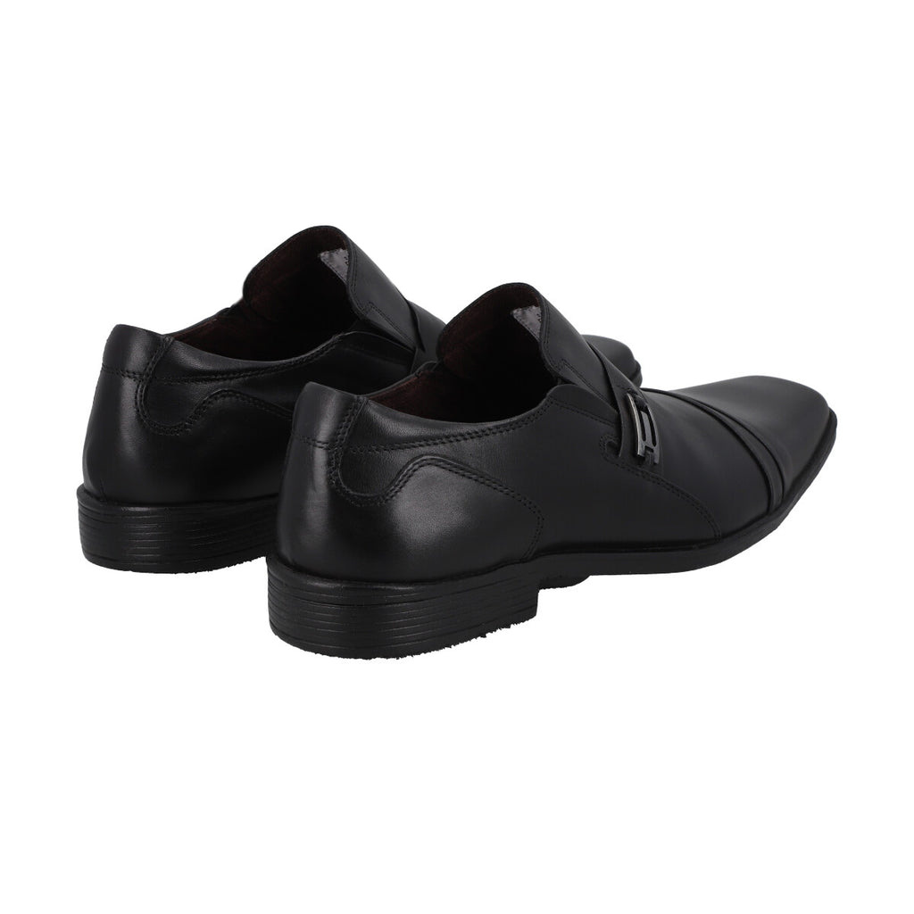 Zapato Formal Hombre Cuero Negro  554 Perlatto