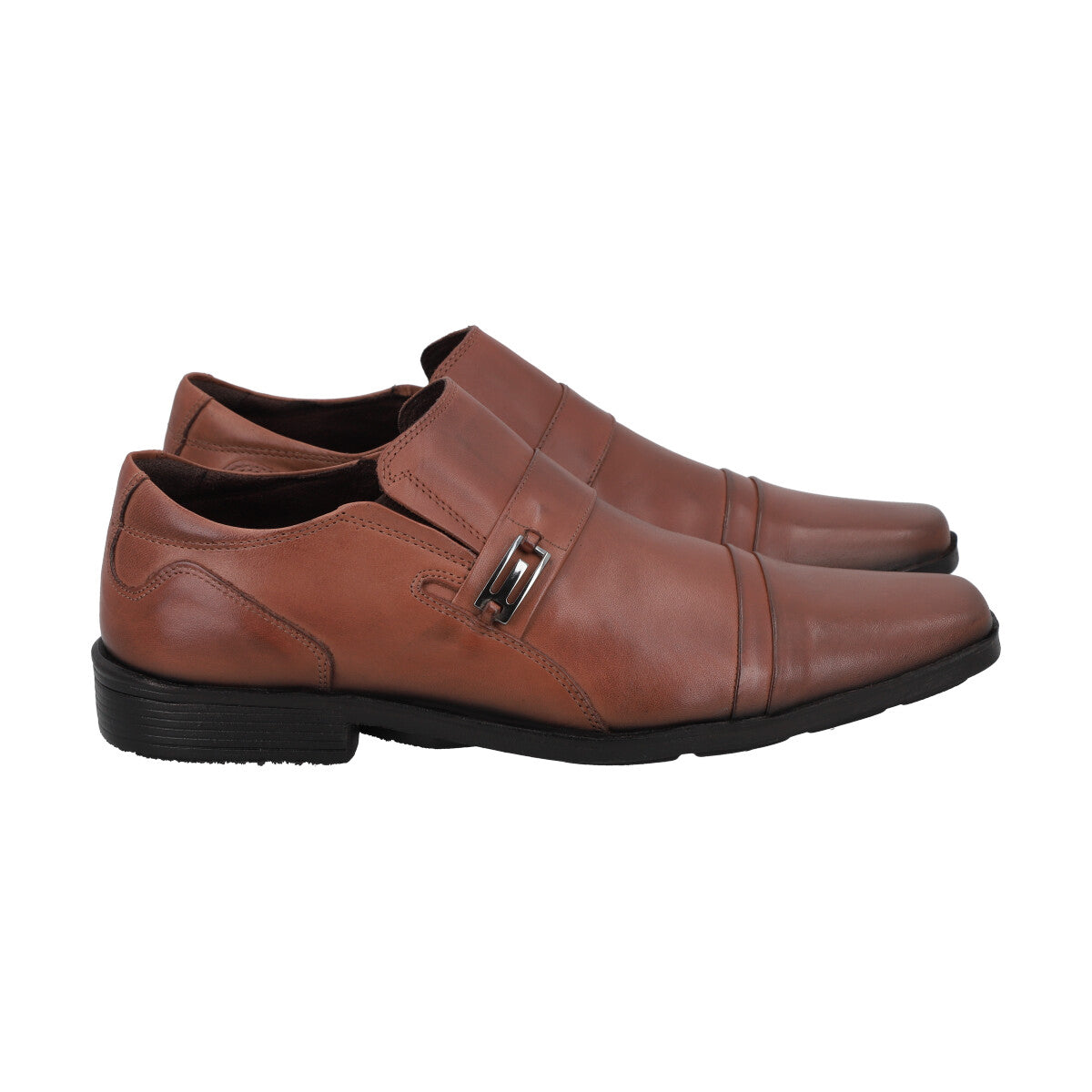 Zapato Formal Hombre Cuero Marron Perlatto