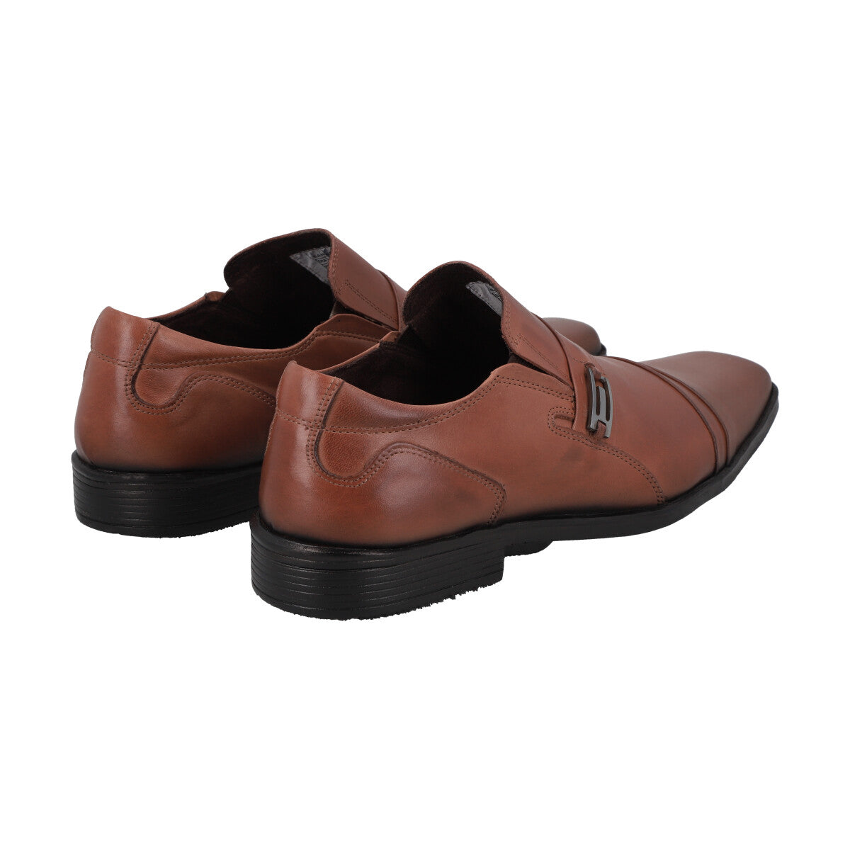 Zapato Formal Hombre Cuero Marron Perlatto