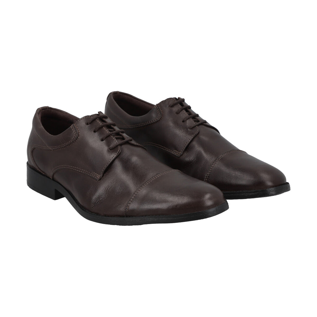 Zapato Formal Hombre Cuero Café 567 Perlatto