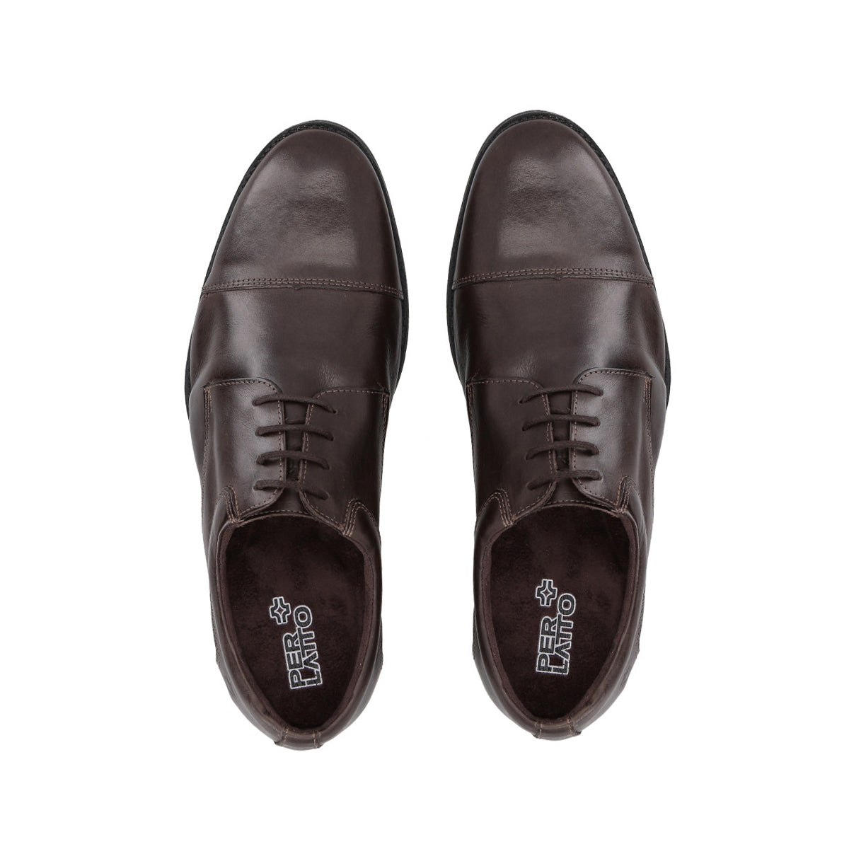 Zapato Formal Hombre Cuero Café 567 Perlatto