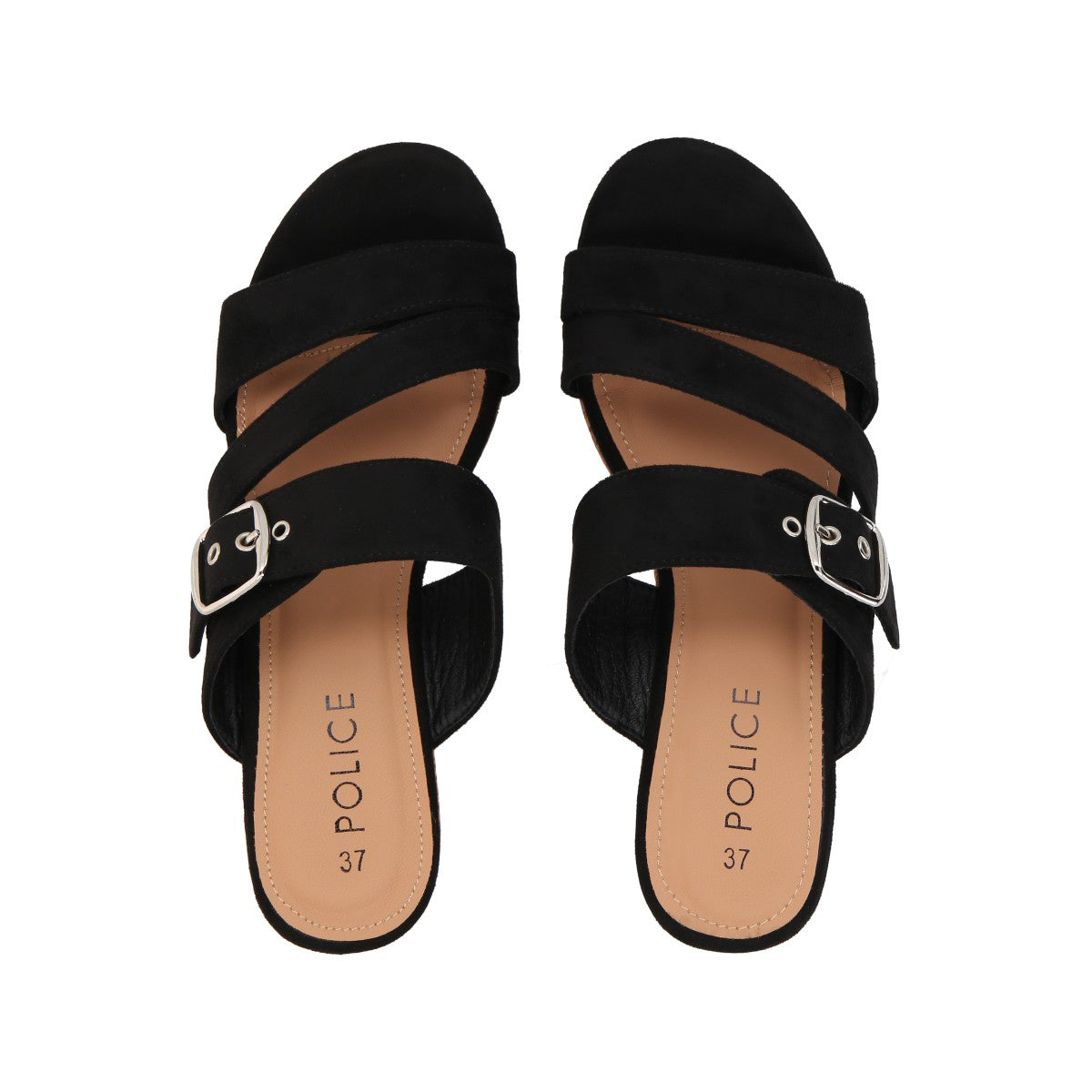 Sandalia Mujer Negro Lily Police