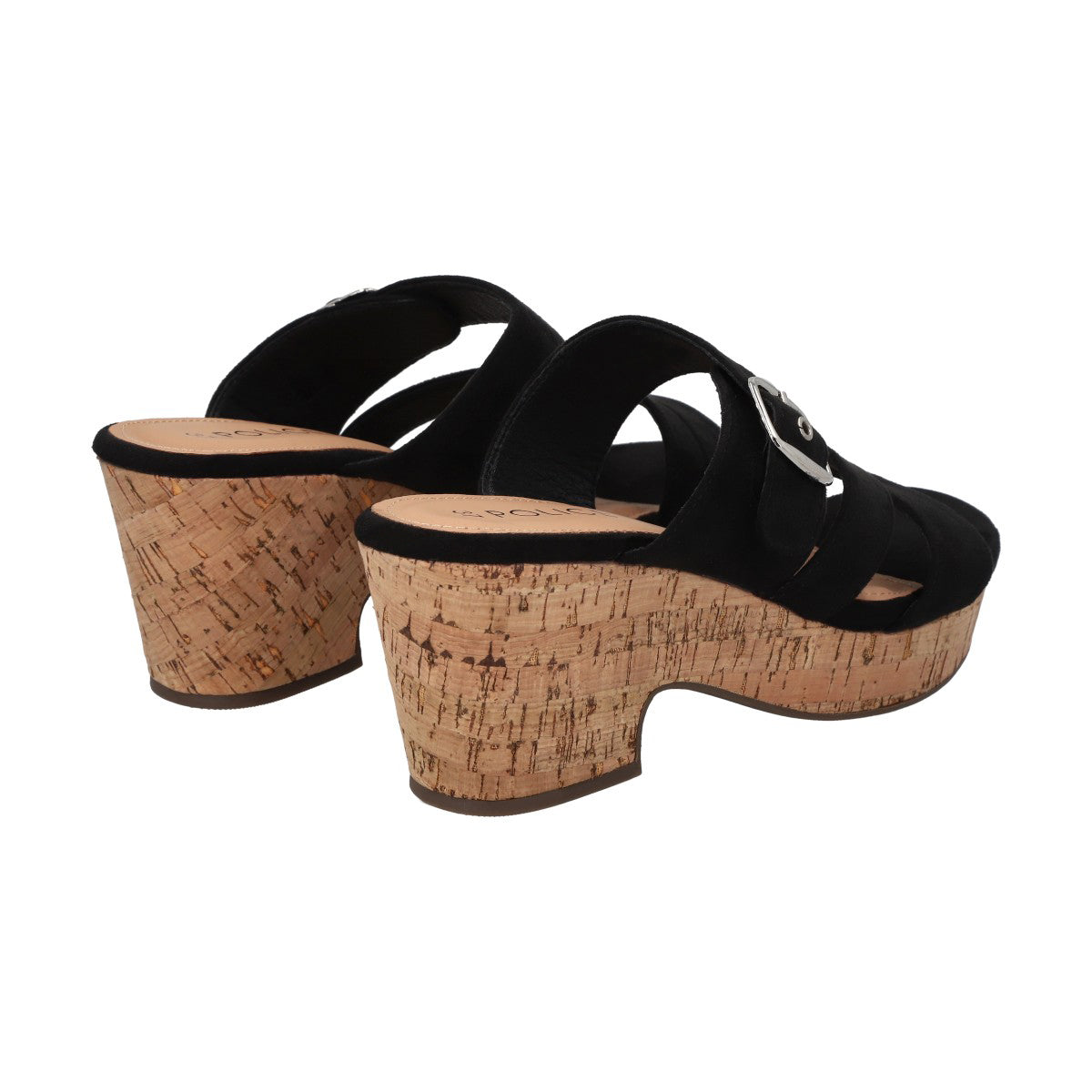 Sandalia Mujer Negro Lily Police