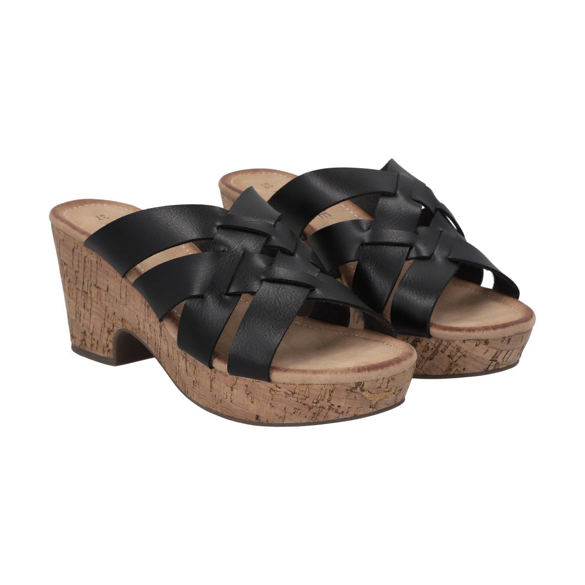 Sandalia Mujer Negro Flora Police