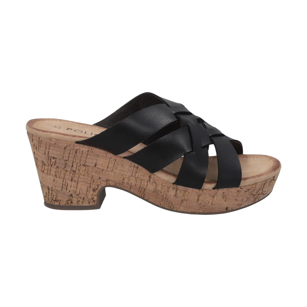 Sandalia Mujer Negro Flora Police